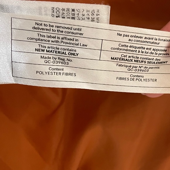 Orange Puffer Coat! - Picture 4 of 5